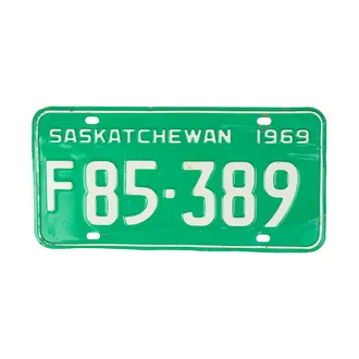 Kanadisches Kennzeichen Saskatchewan