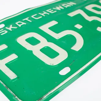 Nummernschild Saskatchewan