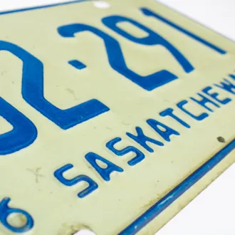 Nummernschild aus Kanada - Saskatchewan 
