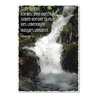 Schild mit Jahreslosung 2018