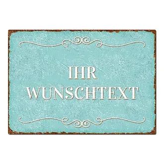 Schild mit Text