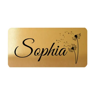 Magnetisches Namensschild zum Anstecken