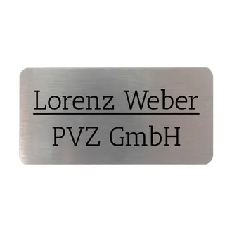 Magnetisches Namensschild zum Anstecken