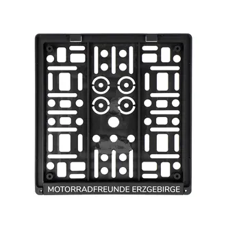 Motorradkennzeichenhalter mit Wunschname