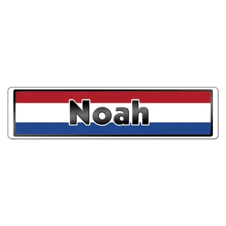 Namensschild mit Flagge Niederlande