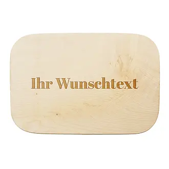 Holzschild mit Gravur