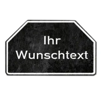 Oldtimerschild mit Wunschtext