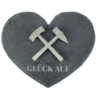 Schieferschild Glück Auf