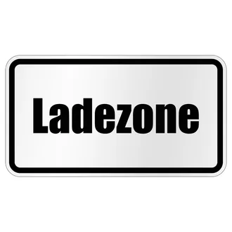 Zusatzzeichen Ladezone
