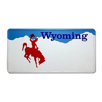 Dekoschild Wyoming - Größe: 30 x 15 cm