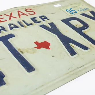 US Kennzeichen Texas - original Nummernschild aus den USA 