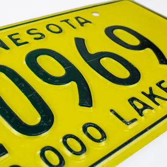 US Nummernschild Minnesota - original Nummernschild aus den USA 