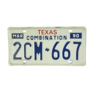 US-Kennzeichen Texas Combination