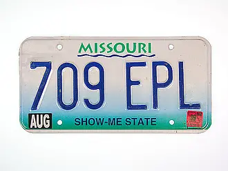 US- Nummernschild aus Missouri - Größe: 30 x 15 cm