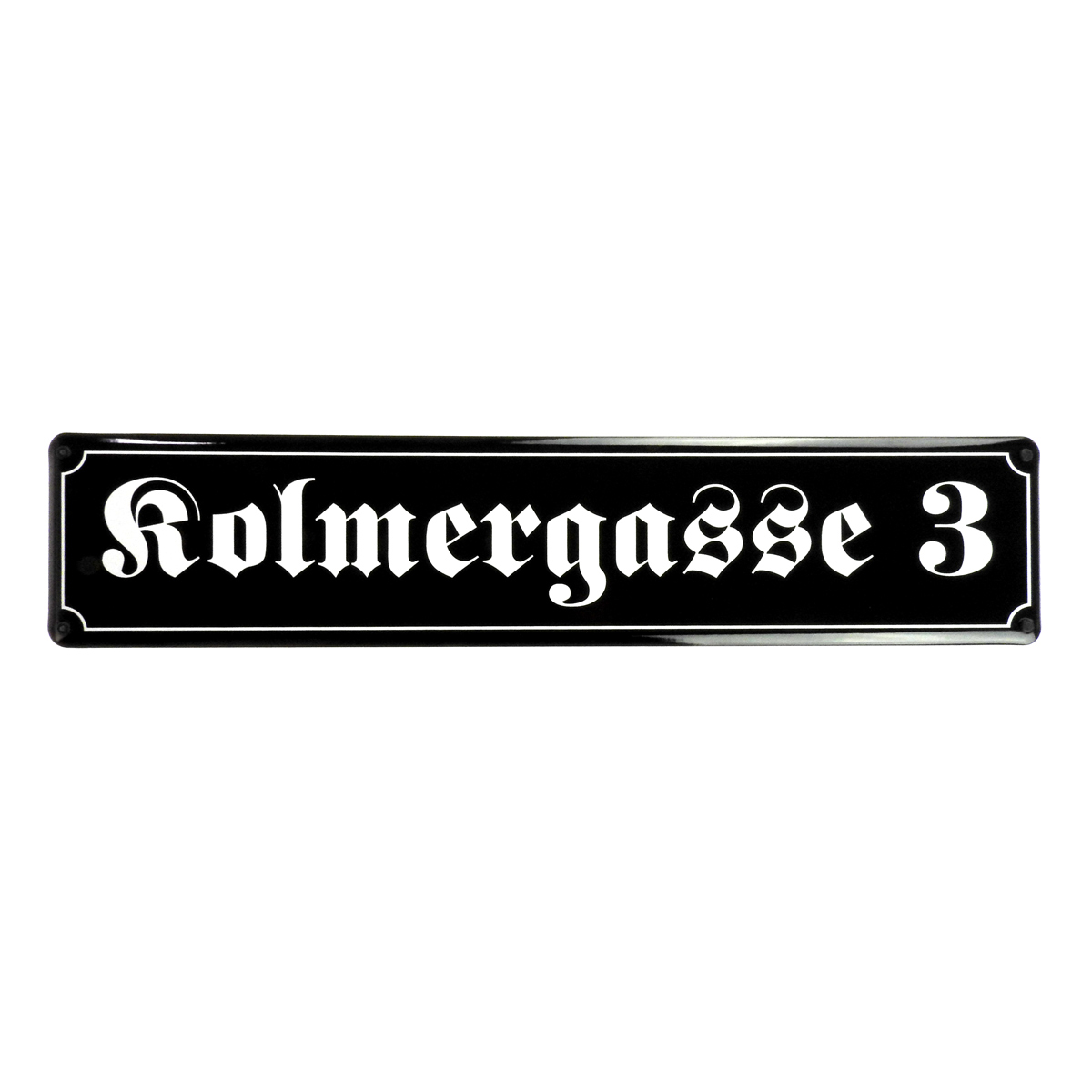 Emaille Straßenschild
