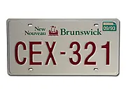 Kanadisches Nummernschild aus New Brunswick - Größe: 30 x 15 cm
