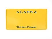 Funschild Alaska - Größe: 30x15 cm