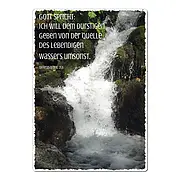 Schild mit Jahreslosung 2018