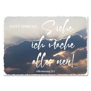 Blechschild mit Jahreslosung 2026