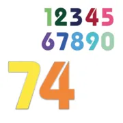Farbige Edelstahl Hausnummern