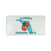 US Plate Florida mit Wunschtext