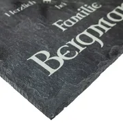 Schieferschild mit Gravur  für Bergbaufreunde