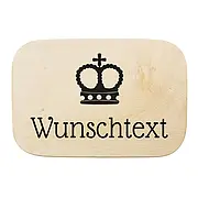 Holzschild mit Wunschtext