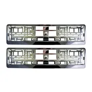 Kennzeichenhalter im anthrazitfarbenen Chromlook