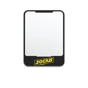 Kennzeichenhalter für Kleinkraftfahrzeuge, schwarz mit Wunschtext-/motiv farbig bedruckt, 12,2 x 16,8 cm 