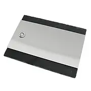 Klingelplatte aus Edelstahl und Schiefer