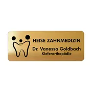Magnetisches Namensschild zum Anstecken mit eigenem Logo selbst gestalten | Silbern | Gold | Rosé
