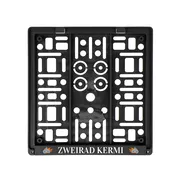 Motorradkennzeichenhalter mit Werbung