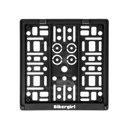 Motorradkennzeichenhalter mit Wunschtext