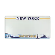 US Plate New York mit Wunschtext