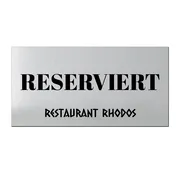 Blechschild RESERVIERT