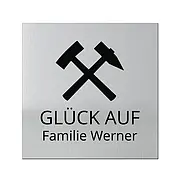 Türschild Gück Auf