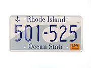 US-Nummernschild aus Rhode Island - Größe: 30 x 15 cm