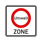 Verkehrsschild Umweltzone