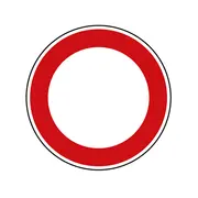 Verkehrsschild Durchfahrt verboten