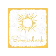 Vintageschild gelb