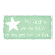 Vintageschild mint mit Wunschtext