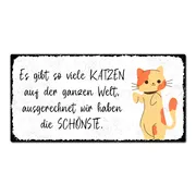 Vintageschild mit deinem Lieblingsspruch