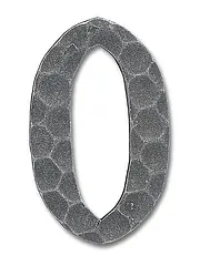 Ziffer 0 - H: 13 cm