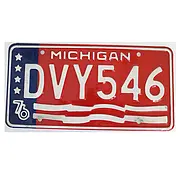 US Fahrzeugkennzeichen Michigan