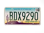 US-Nummernschild aus Arizona - Größe: 30 x 15 cm