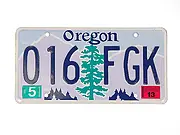 US- Nummernschild aus Oregon - Größe: 30 x 15 cm