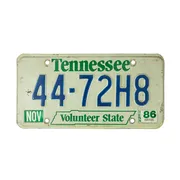 USA-Nummernschild Tennessee - Volunteer State - original 
