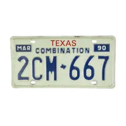 US-Kennzeichen Texas Combination