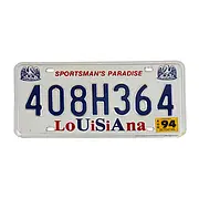 USA Kennzeichen Louisiana