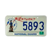 US Nummernschild Kentucky 